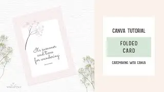 How to create greeting cards in Canva | Canva tutorial for card making