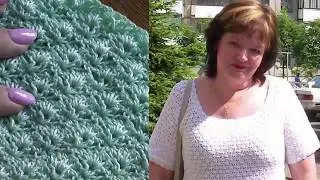 At your request, a blouse made from Pekhorka Pearl yarn