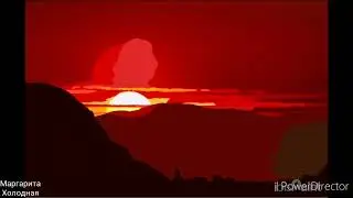Рисую закат в горах HD 720p