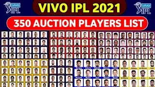 IPL 2021 : BCCI Announce Auction Players List With Base Price || IPL 2021 350 Auction Players