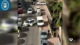 180802 #PolicíaLocalMálaga 🚔#Detenido tras #persecución #policial por varios #delitos 📺A3N2