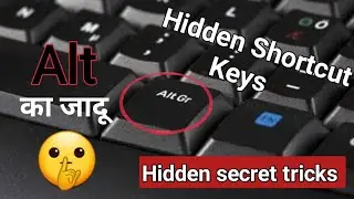 🤫Alt Hidden Shortcut Keys || Top  hidden Shortcut Keys ( Devil of Computer ) 2022 !
