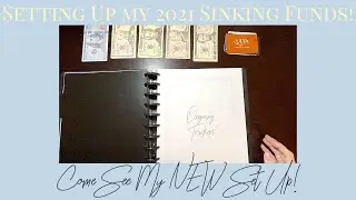 Setting Up My 2021 Sinking Funds!! || Switching to NEW Binders + Wallet || Cash Envelope Re-Stuffing
