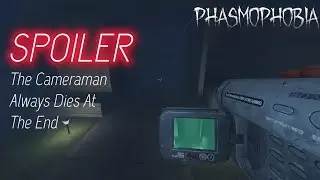 GHOST HUNTING in Phasmophobia but the Cameraman always DIES