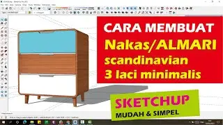 Cara buat nakas / almari minimalis scandinavian