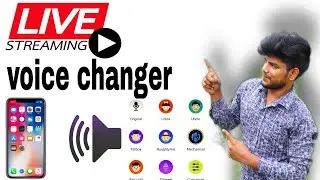 how to change voice in live streaming in Android mobile 📱