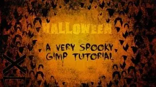 GIMP Tutorial - Very Spooky Very Simple Halloween Background - XDTutorials.com -