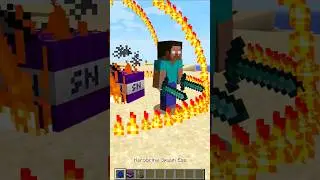 Herobrine vs TNTs OP  #minecraft #minecraftconstrucciones #minecraftsurvival #minecraftmod