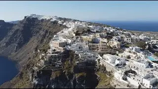 Santorini 🌎 Greece - 4K Drone Video