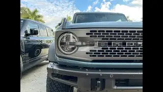 Smoked Signature DRL Bar Overlays - 2021+ Bronco