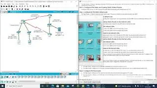 15.6.1 Packet Tracer Configure ipv4 and ipv6 static and default routes [ INDONESIA ]