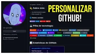 COMO PERSONALIZAR O SEU PERFIL NO GITHUB PELO CELULAR!!!