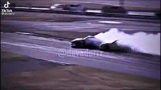 Загорелось коллесо в дрифте