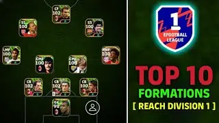 Top 10 Hidden Formations Update In eFootball 2024 Mobile || 4-2-4 Formation Available 🤔!?