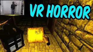 Teo plays a VR Horror Game (Dreadhalls)