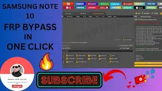 Unlock Samsung Galaxy Note 10 Frp in One Click | Samsung Frp Bypass Tool