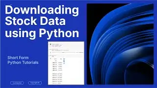 How to Download Stock Price Data in Python (in under 45 seconds) (OUTDATED)