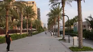 Sunset Walk On West Beach, Palm Jumeirah Dubai 🇦🇪