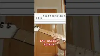 HOW TO PLAY LAS BABYS BY AITANA #guitar #tabs