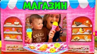Наш МАГАЗИН МОРОЗИВА з Артемом 24 Години в палатці