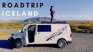Road trip through Iceland by 4x4 Campervan