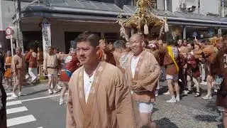 深川神明宮　例大祭　勇壮な水掛け祭　町内神輿渡御　2024/08/18  d16