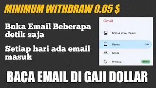 BACA EMAIL DI GAJI DOLLAR ‼️CUMA BUKA EMAIL BEBERAPA DETIK