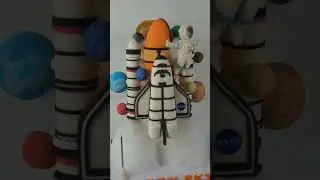Cake astronaut #shorts #video #short #videoshort #cake #cakedecorating #viral #tranding #yummy