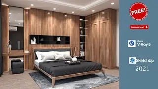sketchup vray 5 realistic interior render | Free Models