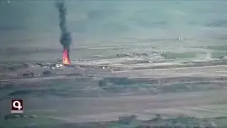 The Armenians shot down an Azerbaijani plane or UAV just before the strike