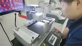 Mini LED Lamp beads repair demo LED lamp rework station