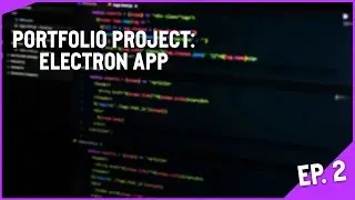 Electron Portfolio App: Folder Structure