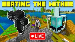 Beating The Wither LIVE (Again)