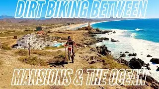 Dirt Biking Between Mansions & Ocean
