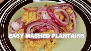 Easy Vegan Mashed Plantains (Mangú)