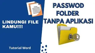 Tanpa Aplikasi!!! Cara Memberi Password pada Folder di Laptop