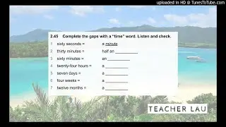 4C 2.45 Vocabulary: Adverbs and expressions of frequency
