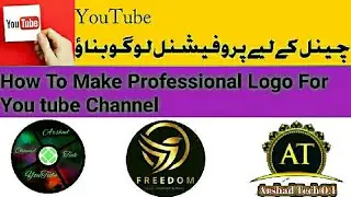 How to make youtube logo on mobile/Mobile pey logo bnane ka tarika...