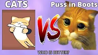 Toca Toca Anime Dance BATTLE | CATS VS Puss in Boots