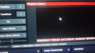 How to add text scroll in OBS for live production