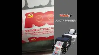Todojet A3 enter level DTF printer for any types of fabric.
