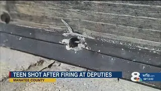 17-year-old shot after firing gun at Manatee County deputies, sheriff says