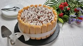 Marquise cake - no crusts, no baking