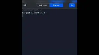Day 18 of series|| How to write a c++ program to find the largest element in an array.