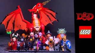 All Dungeons & Dragons CMF LEGO series minifigures in stop motion