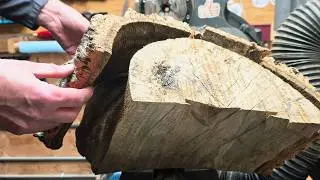 Woodturning Cork Oak Lidded Box