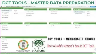 How to Modify Member’s Data in DCT Tools | Membership Data in DCT Tools modify kaise karna hain