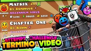 ¡¡¡UN INTENTO EN GEOMETRY DASH Y ACABA EL VÍDEO!!! Termina mal...