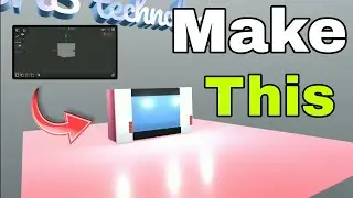 TV Modelling and rendering in prisma 3D   || 