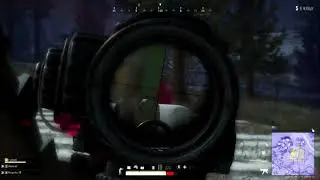 PUBG ps4 - 1 vs 4 late game MP5K
